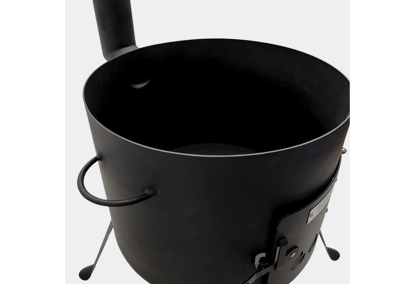 Olymp Handels GmbH Holzkohlegrill Utschak Ø40 cm für Kazan 12L mit Schornstein und Schüreisen Bild 5