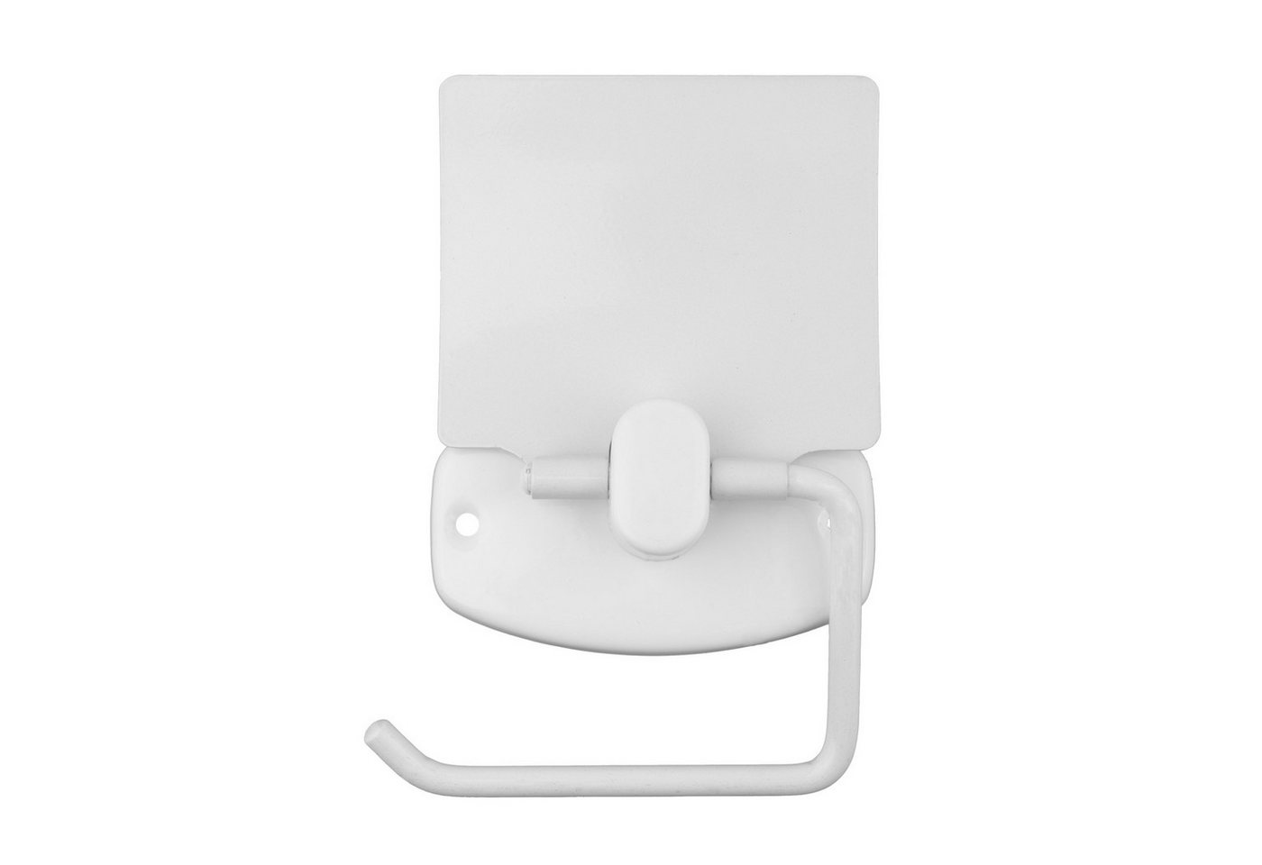 ABJ Toilettenpapierhalter mit Klappe Höhe 13 cm Breite 11,5 cm, Montage an der Wand Bild 3