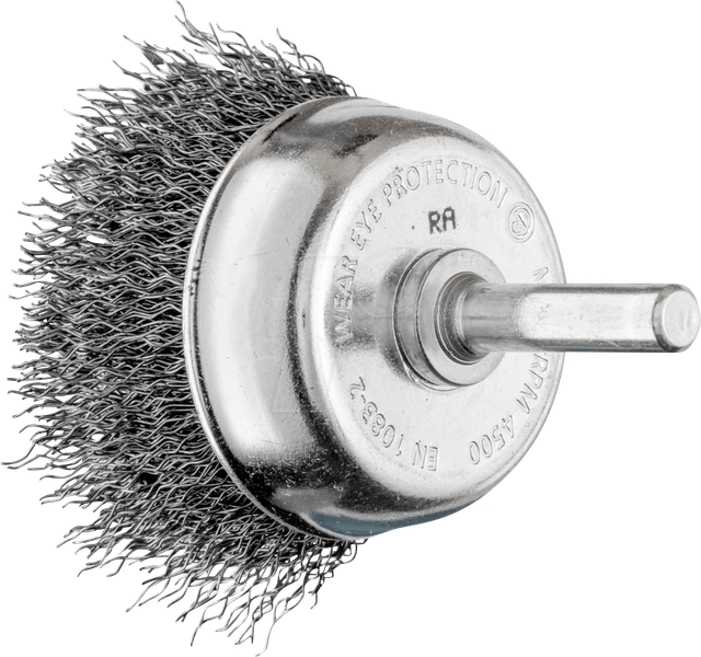PFERD 43740162 - Topfbürste ungezopft TBU Ø50mm Schaft-Ø 6 mm Stahl-Draht-Ø 0,30