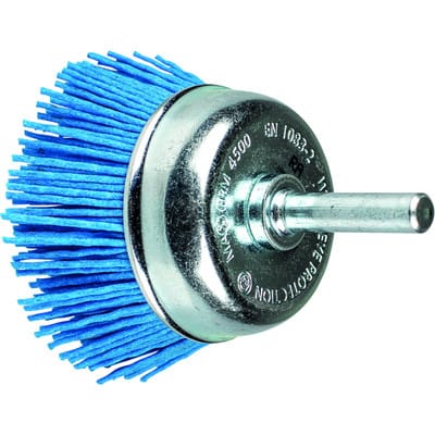 PFERD 43740166 - Topfbürste ungezopft TBU Ø 50mm Schaft-Ø 6 mm BLUE-Filament-Ø 1,