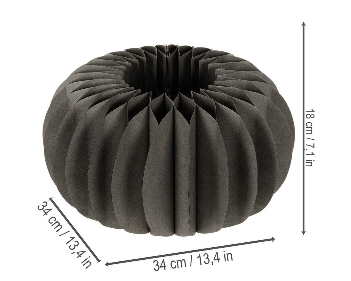 Florists Products Packpapier Kürbis Tischdeko aus Wabenpapier für Herbst und Halloween, 2 Stück Bild 2