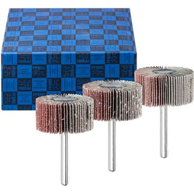 PFERD 44498003 - Fächerschleifer-Set 3-tlg. Korund Ø 40x20mm Schaft-Ø 6 mm A60, 8