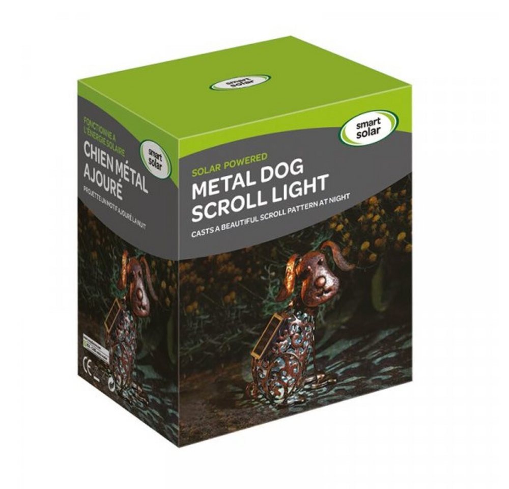 Smart Garden LED Solarleuchte Solarleuchte Silhouette Hund 22 cm