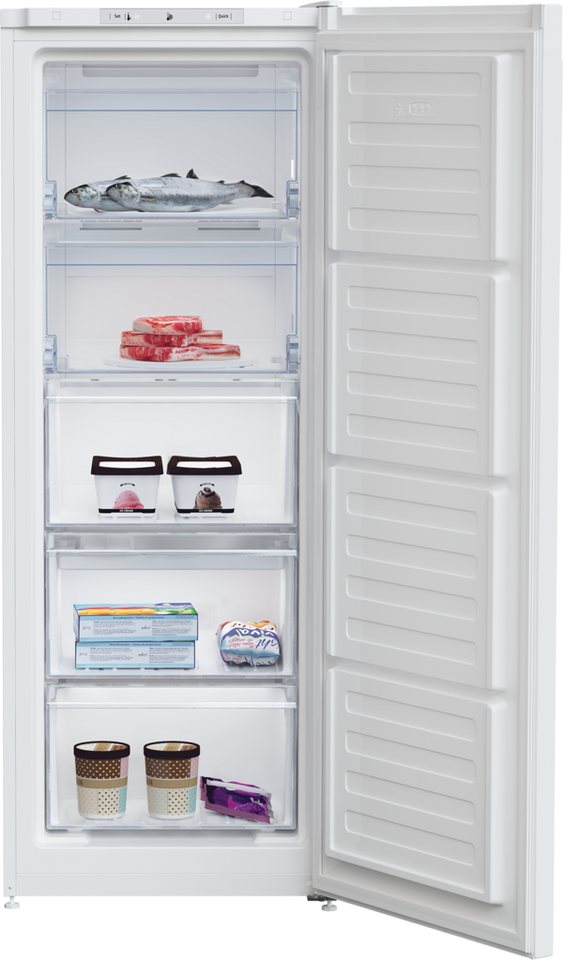 BEKO Gefrierschrank RFNM200T40WN 457200000018, 145,7 cm hoch, 54 cm breit, NoFrost & Umgebungstemperatur bis –15 °C Bild 2