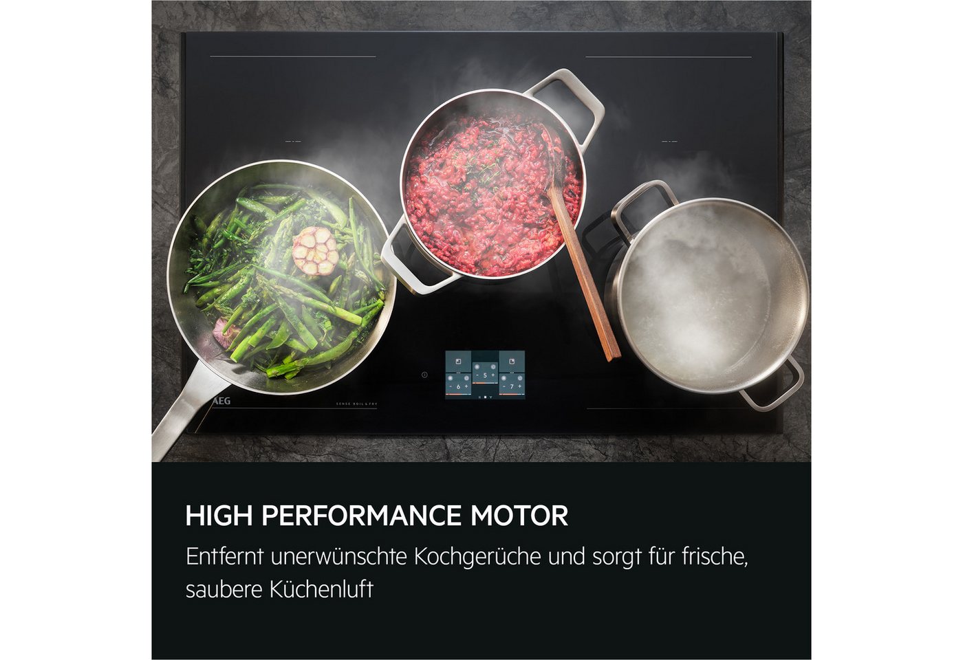 AEG Kopffreihaube GV77D91 Serie 7000 mit Hob²Hood-Funktion, extra leise, mit Breeze-Funktion Bild 3