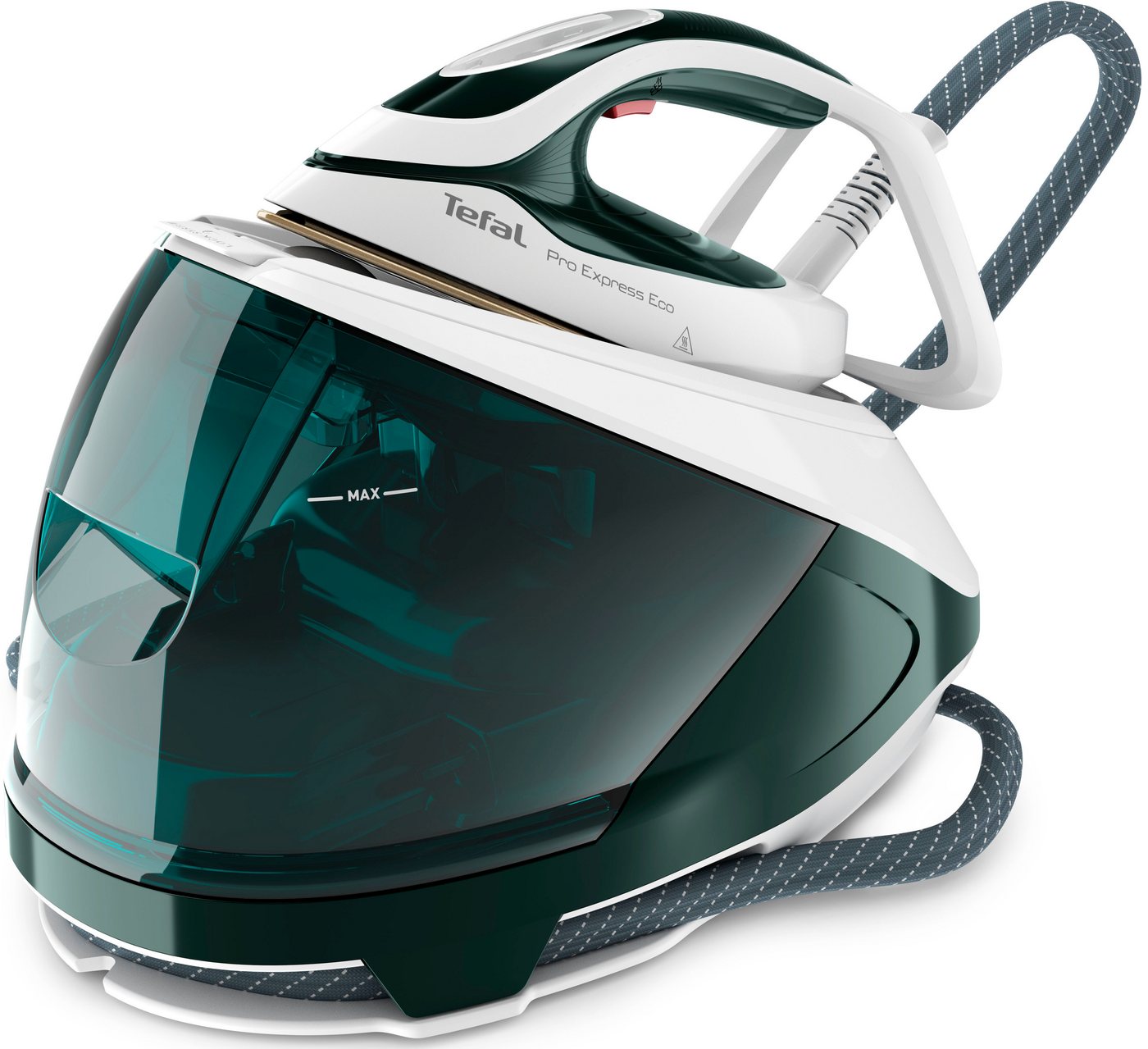 Tefal Dampfbügelstation GV9E21 Pro Express Eco, 1800 ml Wassertank, 2200 Watt, 140 g/Min. Dampfabgabe, 560 g/Min. Dampfstoß, Eco-Design Bild 3