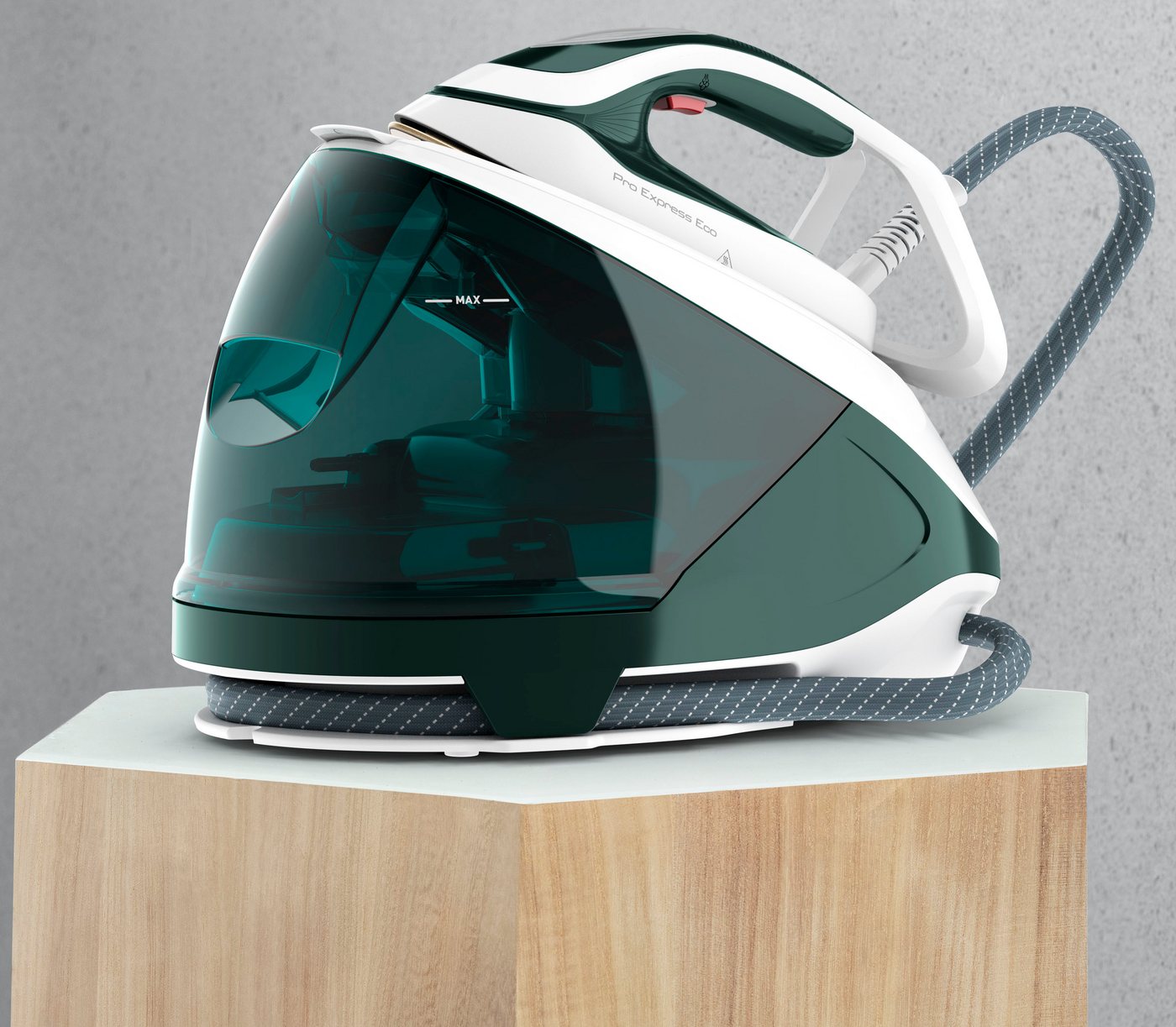 Tefal Dampfbügelstation GV9E21 Pro Express Eco, 1800 ml Wassertank, 2200 Watt, 140 g/Min. Dampfabgabe, 560 g/Min. Dampfstoß, Eco-Design Bild 4