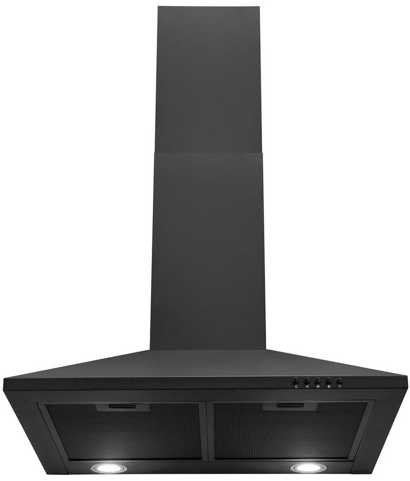 exquisit Wandhaube KH 60-8.3 (sw) Pyramidenförmige Haube – stilvoll & flexibel mit LED-Beleuchtung Bild 2