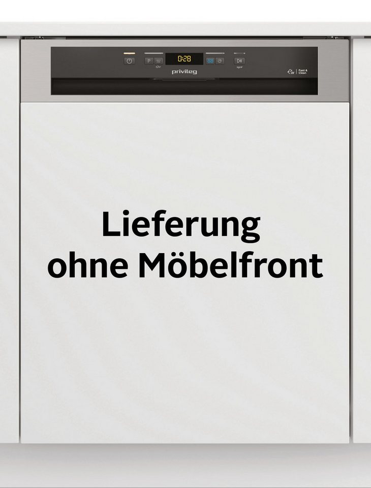 Privileg teilintegrierbarer Geschirrspüler P0B ECO 2D541 S, 14 Maßgedecke, Automatisches Türöffnungssystem mit Auto Door Bild 5