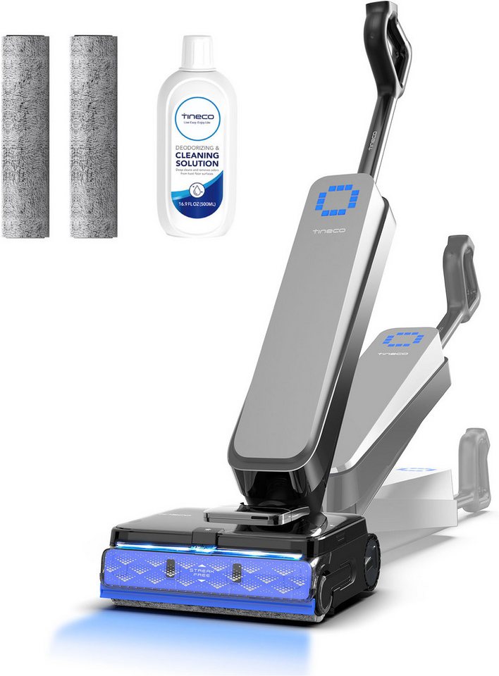 Tineco Nass-Trocken-Sauger FLOOR ONE Station S9 Scientist mit 5L Frischwasser-Station, 25.000 Pa, 180 W, 110°C Heißluft-Trocknung, 70 Min Laufzeit, 60°C Heißwasser Reinigung Bild 3