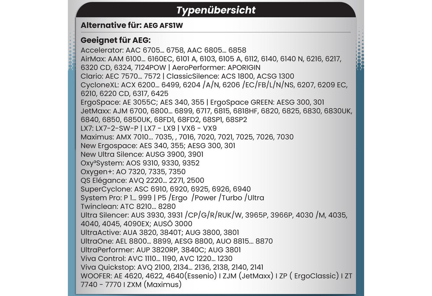 McFilter HEPA-Filter 1x Filter geeignet für AEG Electrolux Philips, Zubehör für VX6 VX7 VX8 LX7 LX8 LX9, kompatibel zu AEG AFS1W, Electrolux EFH 12, ESF1W, Philips FC8038/01, Ersatzfilter AEF 12, H12, AEF12, H-Klasse, Filter-Lamellen, blau Bild 4