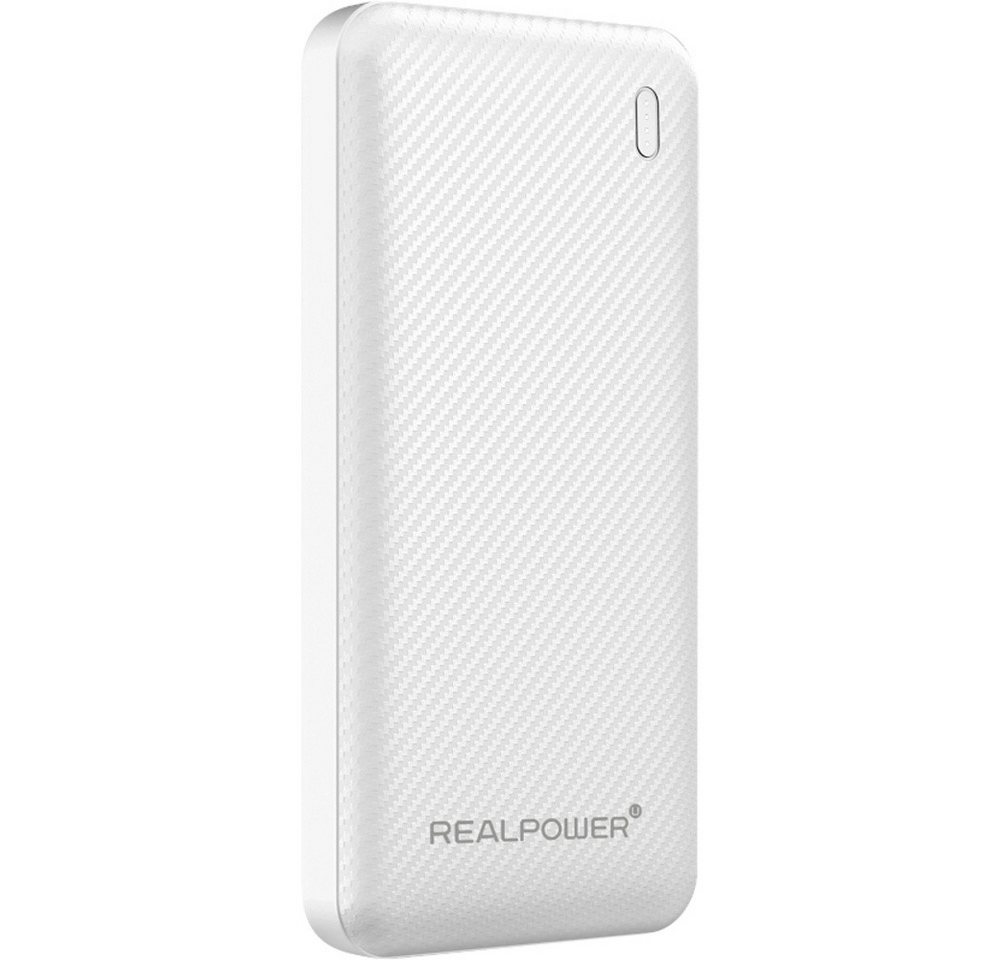 Realpower RealPower Powerbank 10000 mAh Quick Charge, USB PD USB-A, USB-C® Wei Powerbank 10000 mAh