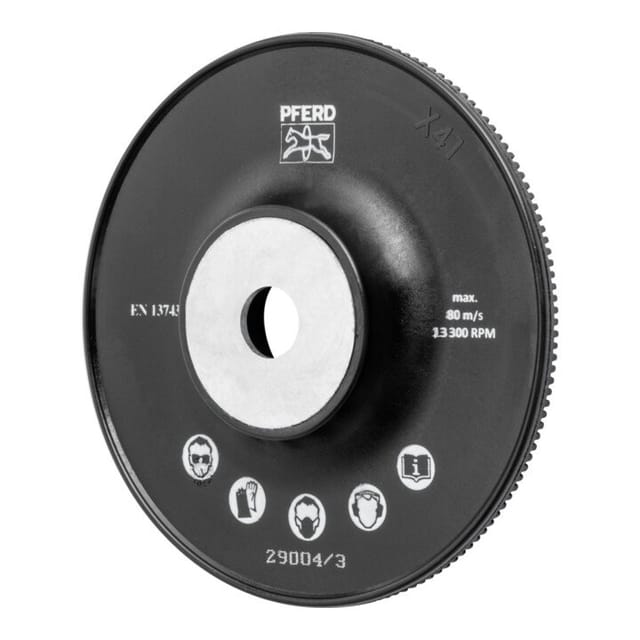 PFERD 44890090 - Hochleistungs-Stützteller mit Spannmutter Ø 125 H-GT125 M14