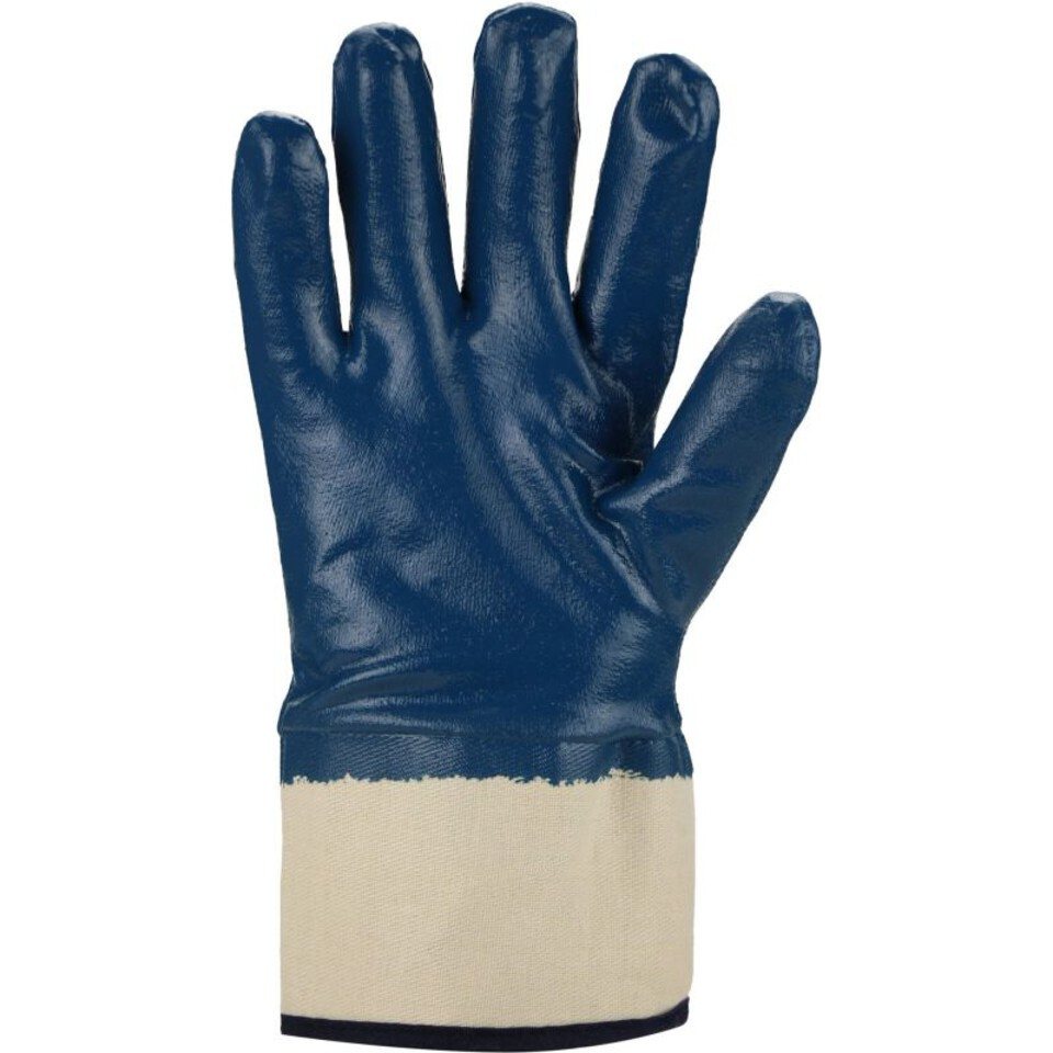 ASATEX Nitril-Handschuhe Handschuh 3440 vollbeschichtet mit Sulpe (Packung, 12-St., VPE= 12 Paar, Gr 8-11) vollbeschichtet/blau Bild 2