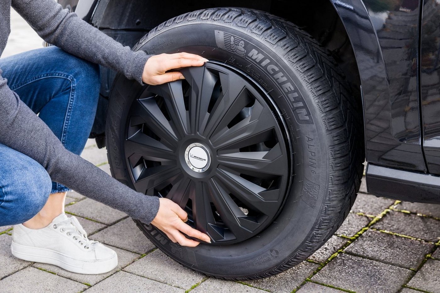Michelin Radkappen Vier Stück FABIENNE 13 zoll Radkappe Radzierblende universal 4er Set Bild 5
