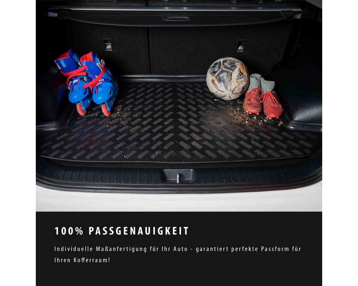 ELMASLINE Kofferraumwanne für KIA EV3 2024-2026 [1. Gen] - aus Gummi - Geruchlos, für Kia EV3 - Extra hoher Rand für mehr Schutz Bild 2