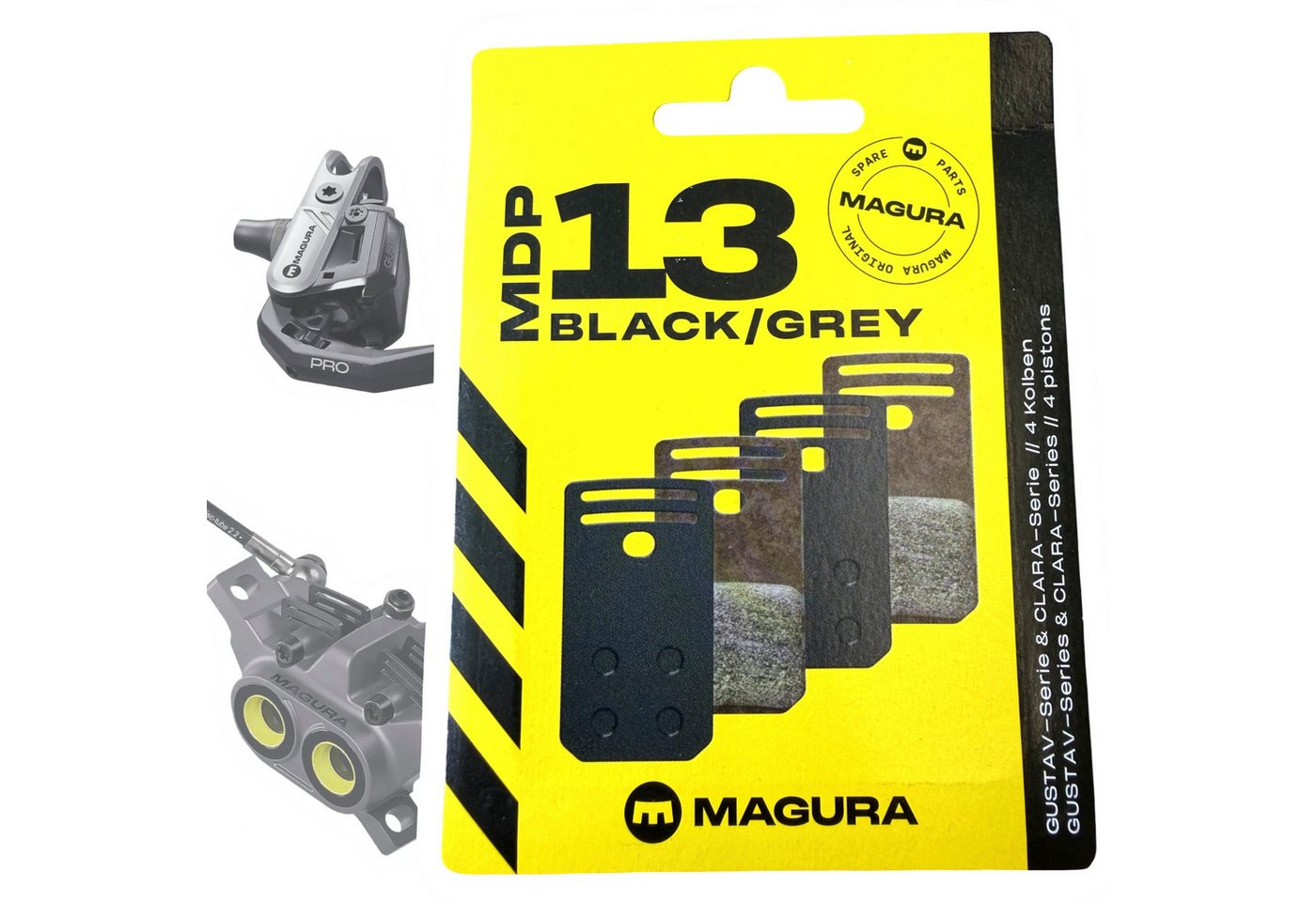 Magura Scheibenbremse Magura Gustav Pro Clara Elite Scheibenbremsen Bremsbeläge 13.S Sport Bild 3