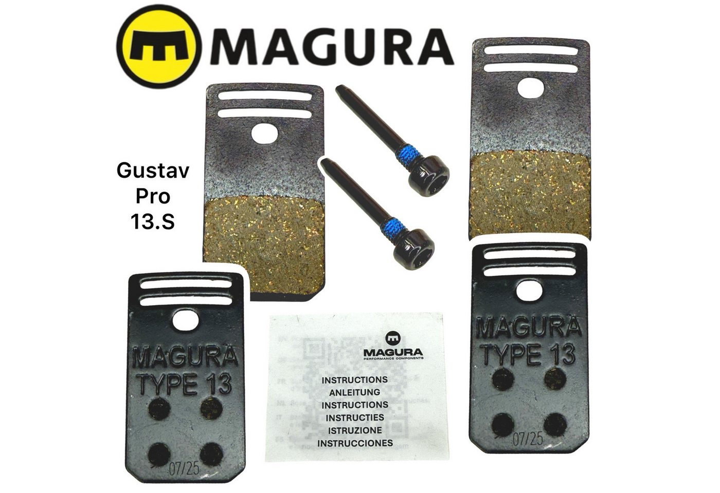 Magura Scheibenbremse Magura Gustav Pro Clara Elite Scheibenbremsen Bremsbeläge 13.S Sport Bild 5