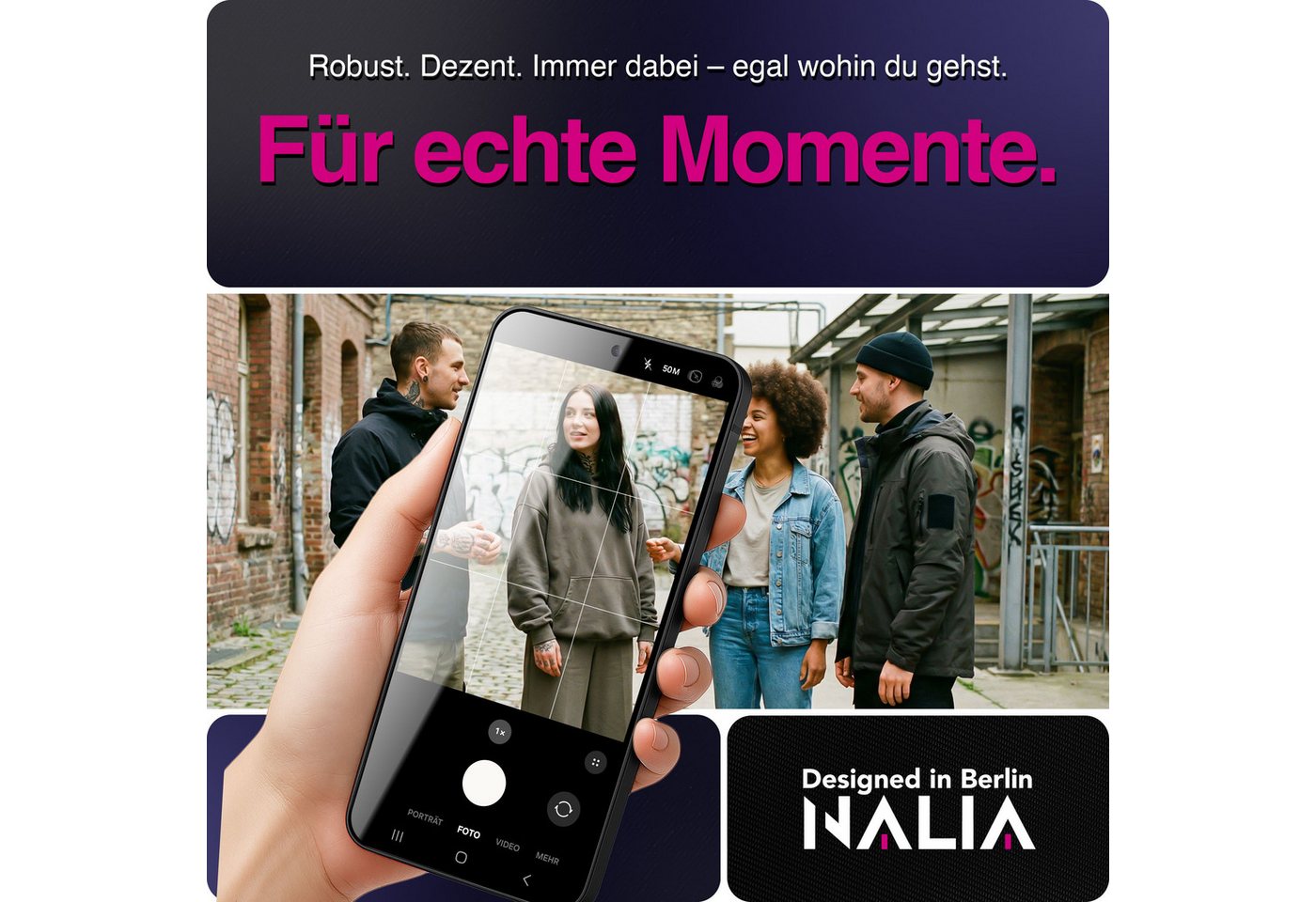 Nalia Schutzfolie Samsung Galaxy S26, ANTISPYX Displayschutz - Blickschutz, Full-Screen & 9H Hartglas Bild 5