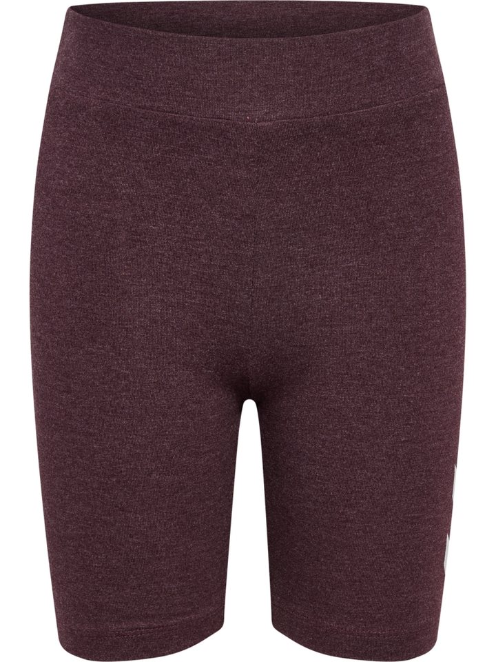 hummel Trainingstights HMLJR LOGO SHORT TIGHTS atmungsaktives Material, mit Elasthananteil, schnell trocknend