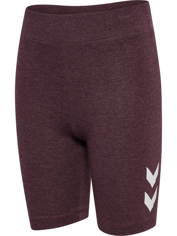 hummel Trainingstights HMLJR LOGO SHORT TIGHTS atmungsaktives Material, mit Elasthananteil, schnell trocknend Bild 4