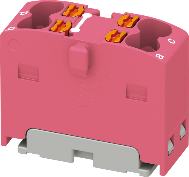 PHOE 1046618 - Verteilerblock PTFIX, 4x1,5, pink