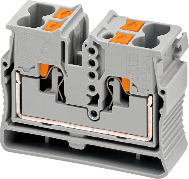 PHOE 1429280 - Miniklemmblock, grau