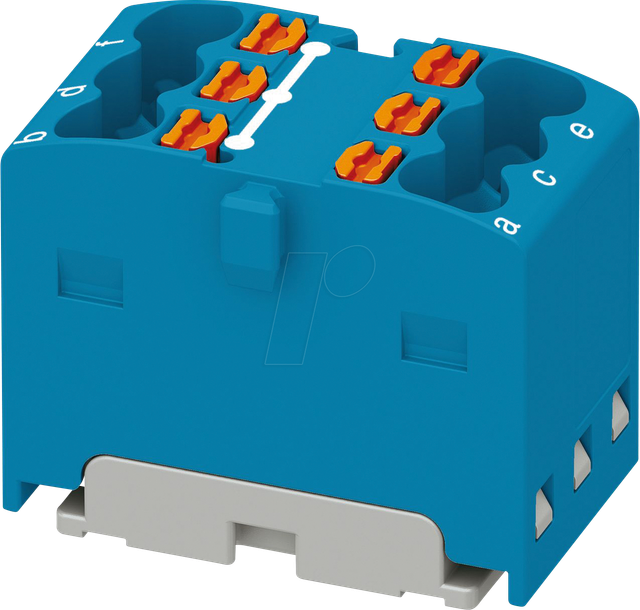 PHOE 3002761 - Verteilerblock PTFIX, 6X1,5, blau