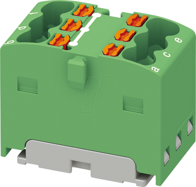 PHOE 3002771 - Verteilerblock PTFIX, 6X1,5, grün