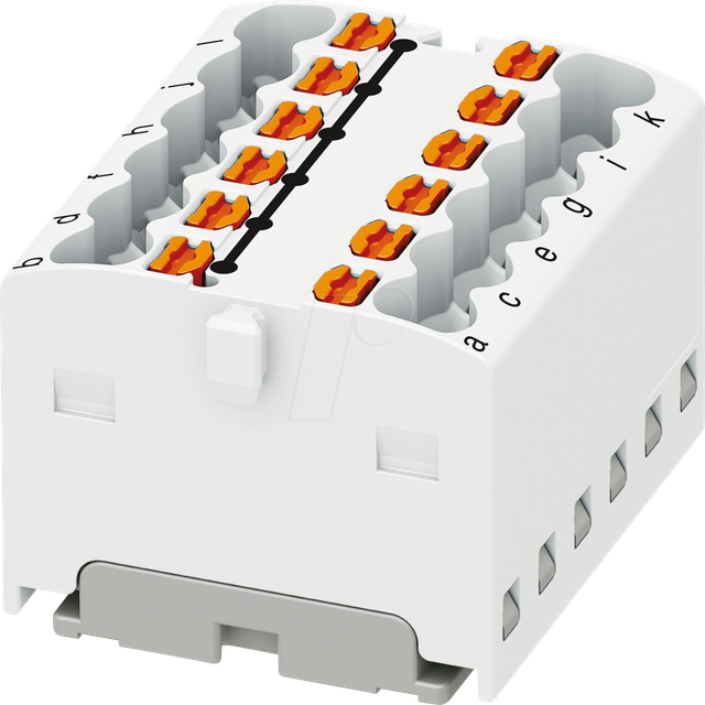 PHOE 3002779 - Verteilerblock PTFIX, 12x1,5, weiß