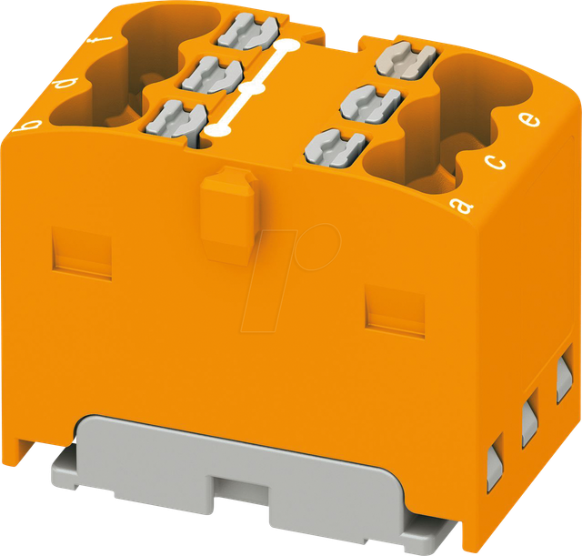 PHOE 3002792 - Verteilerblock PTFIX, 6X1,5, orange