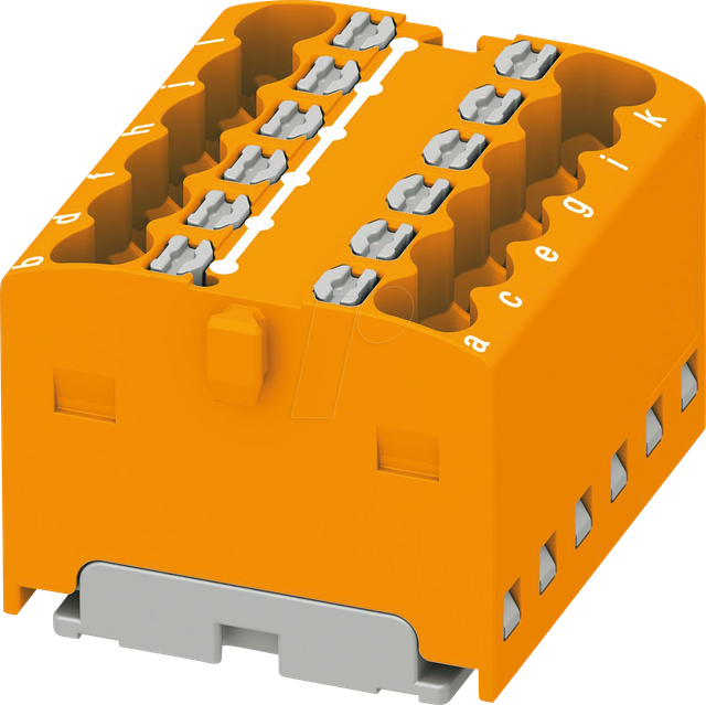 PHOE 3002793 - Verteilerblock PTFIX, 12x1,5, orange