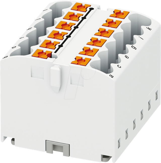PHOE 3273298 - Verteilerblock PTFIX, 12X2,5, weiß