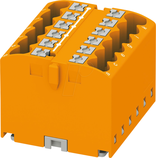 PHOE 3273304 - Verteilerblock PTFIX, 12X2,5, orange