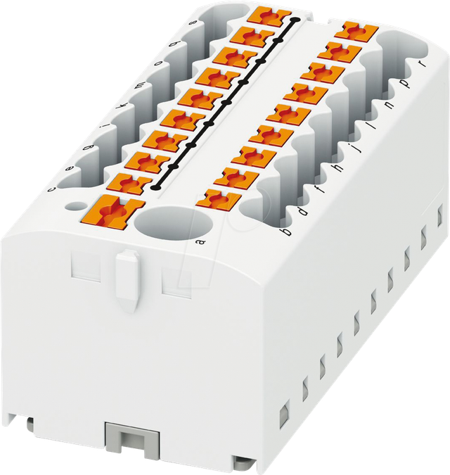 PHOE 3273386 - Verteilerblock - PTFIX 6/18X2,5 weiß