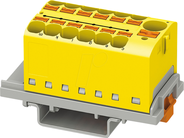 PHOE 3273620 - PTFIX 10/12X4-NS35 YE - Verteilerblock