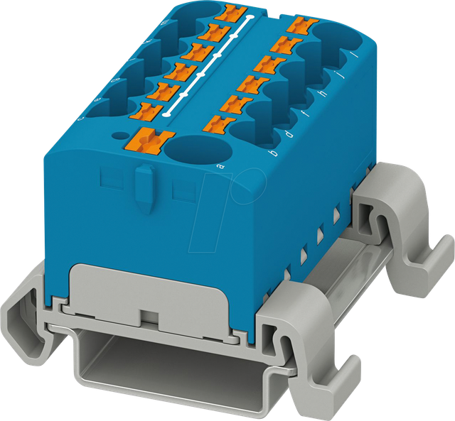 PHOE 3273748 - PTFIX 10/12X4-NS35A BU - Verteilerblock