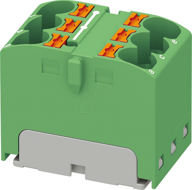 PHOE 3273798 - Verteilerblock PTFIX, 6X4, grün