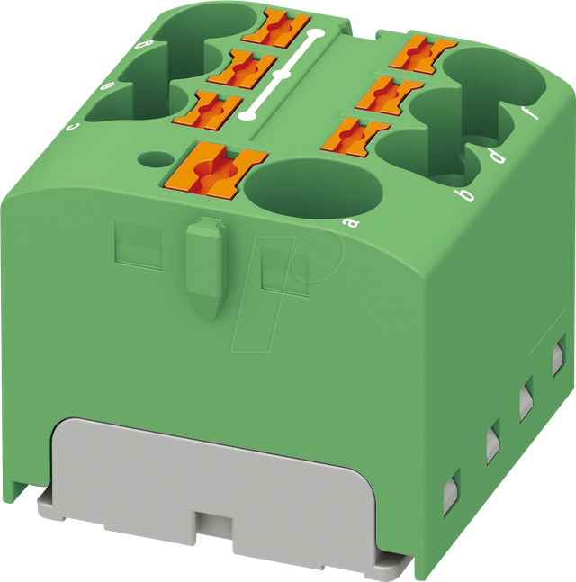 PHOE 3273864 - Verteilerblock PTFIX, 10/6X4, grün