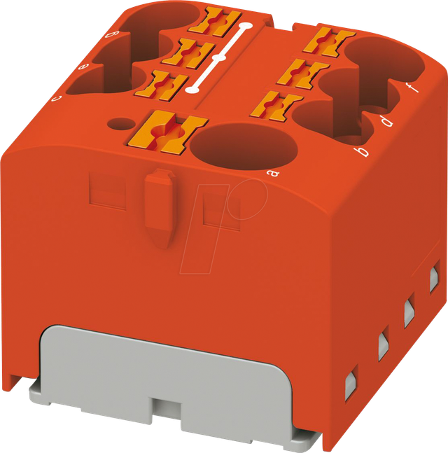 PHOE 3273860 - Verteilerblock PTFIX, 10/6X4, rot