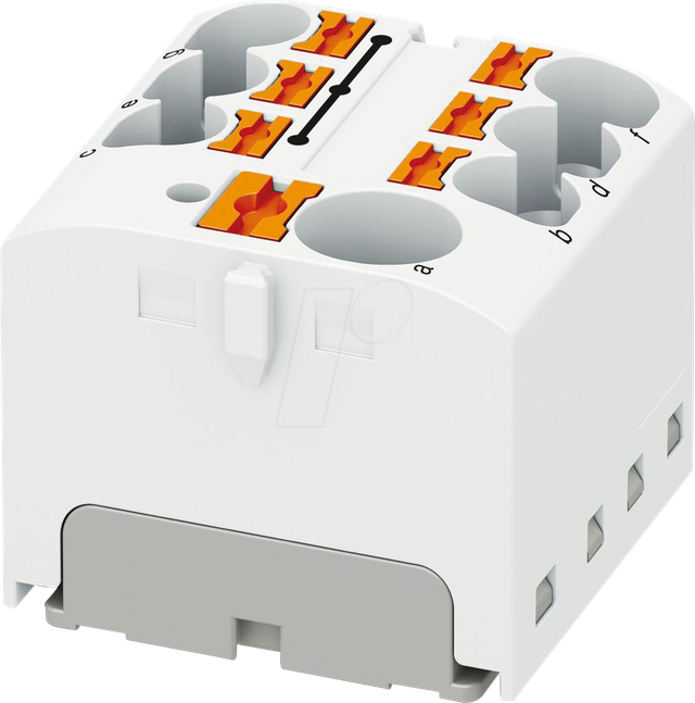 PHOE 3273868 - Verteilerblock PTFIX, 10/6X4, weiß