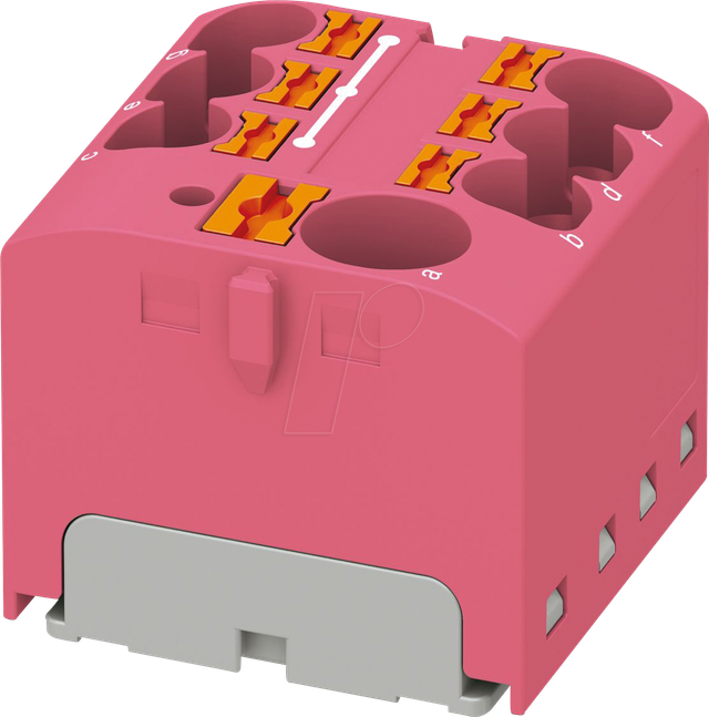 PHOE 3273873 - Verteilerblock PTFIX, 10/6X4, pink