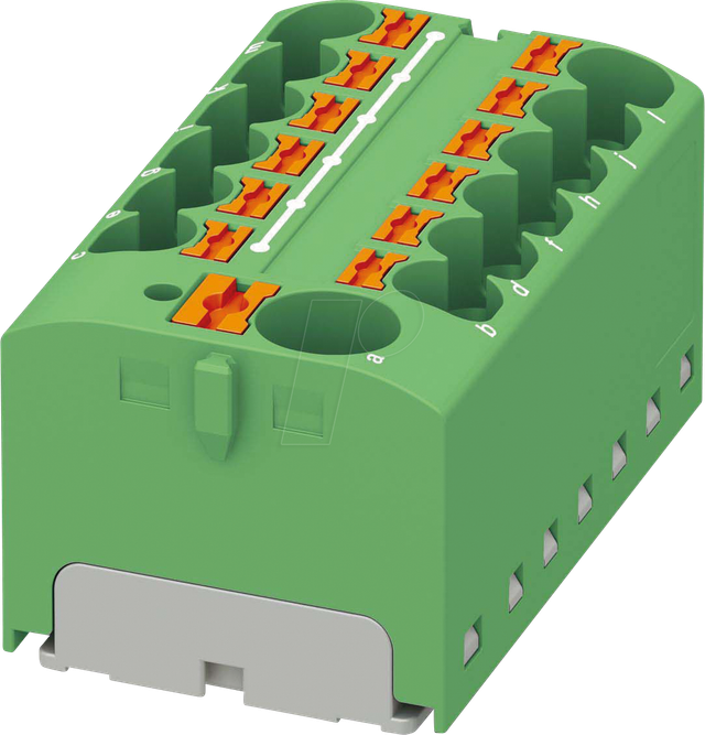 PHOE 3273886 - PTFIX 10/12X4 GN - Verteilerblock