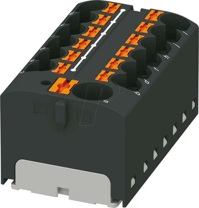 PHOE 3273892 - PTFIX 10/12X4 BK - Verteilerblock