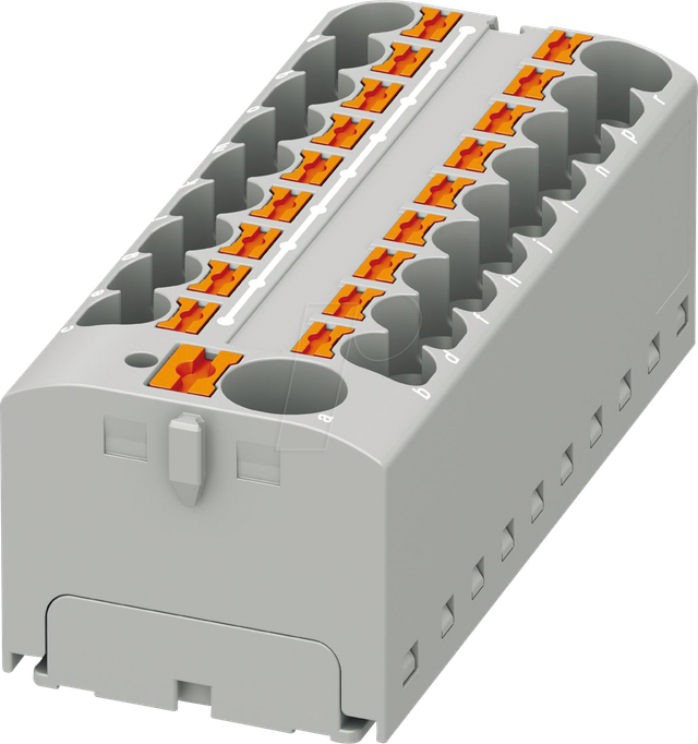 PHOE 3273900 - Verteilerblock PTFIX, 10/18X4, grau