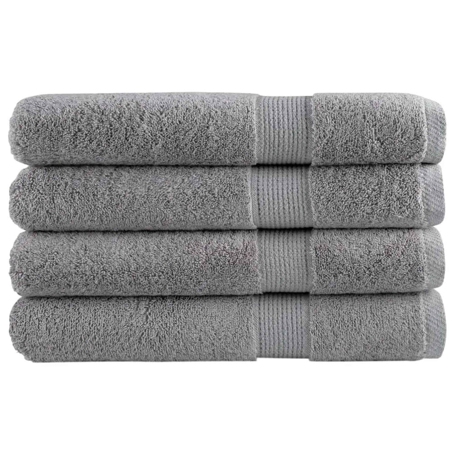 vidaXL Premium-Saunatücher 4 Stk Grau 80x200 cm 600g/m2 100% Baumwolle