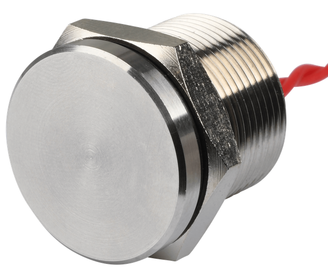 PIEZO19 STAHL - Piezotaster, Ø 22/19 mm, 1x Ein, Edelstahl
