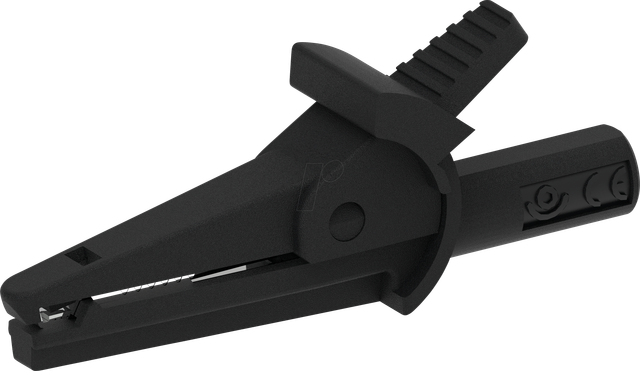 PJP 5002/LM-SW - Krokodilklemme, 2 mm, schwarz