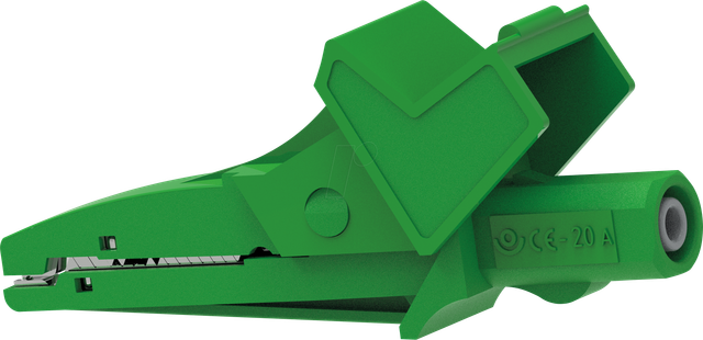 PJP 5004/LM-V - Sicherheits-Krokodilklemme, 4 mm, grün