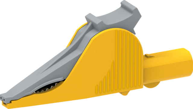 PJP 5066-IEC-GE - Krokodilklemme, 4 mm, gelb